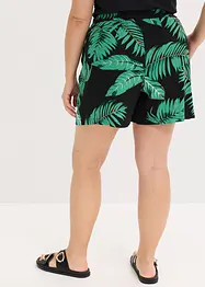 Shorts med print av lett viskose, bonprix