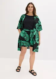Shorts med print av lett viskose, bonprix