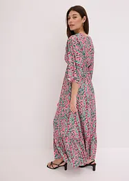 Maxikjole av lett viskose med print, bonprix