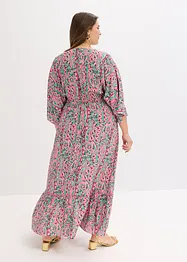 Maxikjole av lett viskose med print, bonprix