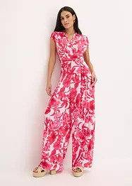 Jersey-jumpsuit med print, bonprix