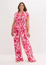 Jersey-jumpsuit med print, bonprix
