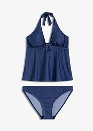 Tankini i denimlook (2-delt sett), bonprix