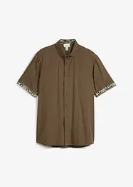 Kortermet skjorte i viskose, Slim Fit, bonprix