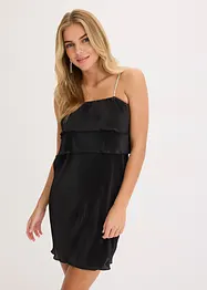 Jerseykjole med plissé, bonprix