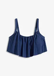 Bustier bikinitopp i denimlook, bonprix
