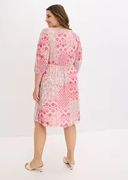 Mesh-tunikakjole med print, bonprix