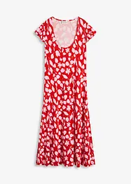 Jerseykjole av myk viskosemiks med print, bonprix