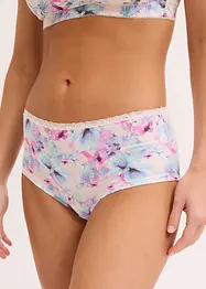 Truse med økologisk bomull og høy midje (4-pack), bonprix