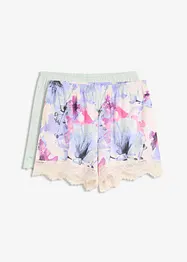 Nattshorts i myk viskosemiks (2-pack), bonprix