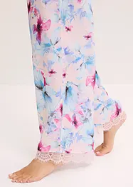Lang pyjamasbukse i glinsende sateng, bonprix
