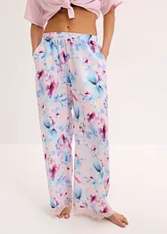 Lang pyjamasbukse i glinsende sateng, bonprix