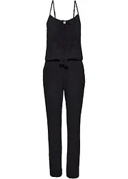 Jumpsuit i strukturert viskose, bonprix
