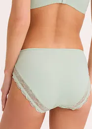 Truse med høy midje og forseggjorte blonder, bonprix