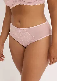 Truse med høy midje og forseggjorte blonder, bonprix