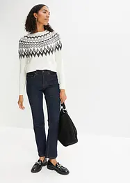 Wide Leg-jeans High Waist, stretch, bonprix