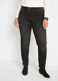 Varmende, Straight-jeans Mid Waist med komfortlinning, bonprix