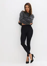 Leggings i termofleece 140 den, bonprix