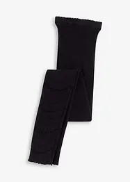 Leggings med komfortlinning og hullbroderi 80 DEN, bonprix