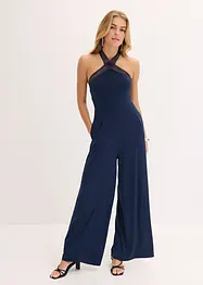 Jersey jumpsuit med laser-cut outs, bonprix