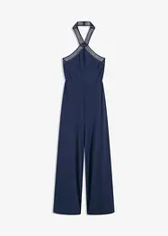 Jersey jumpsuit med laser-cut outs, bonprix