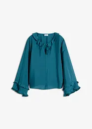 Bluse i bohemstil av fin viskosemiks, bonprix