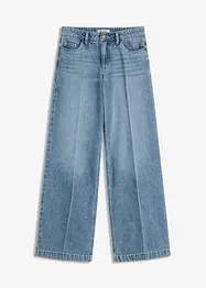 Wide Leg-jeans Mid Waist, Low Stretch Full Length, bonprix