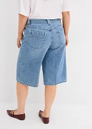Jeansbermuda Mid Waist, Low Stretch, bonprix