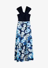 Carmen-kjole med drapering og belte, bonprix