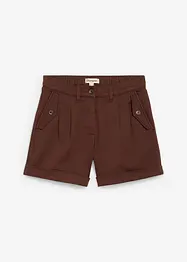 Shorts i twill med høy midje, bonprix