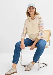 Myk 2-i-1-mamma-/ammesweatshirt med hette, bonprix