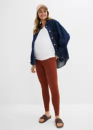 Mammaleggings i økologisk bomull (2-pack), bonprix