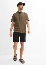 Kortermet skjorte i viskose, Slim Fit, bonprix