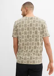 Henley T-skjorte i 100% økologisk bomull, bonprix