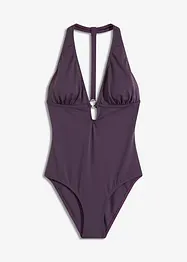 Badedrakt med dyp utringning, bonprix