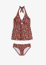 Halterneck tankini med ring-detalj (2-delt sett), bonprix