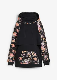 Myk 2-i-1-mamma-/ammesweatshirt med hette, bonprix