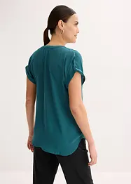 Blusetunika i georgette-materiale, bonprix