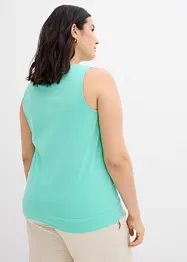 Singlet i 100% økologisk bomull (2-pack), bonprix