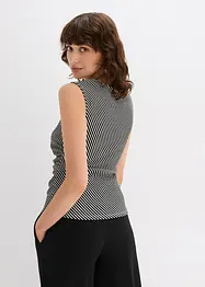 Topp med drapering, bonprix