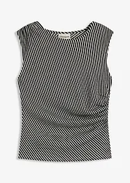 Topp med drapering, bonprix