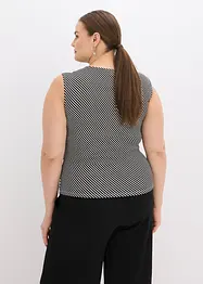 Topp med drapering, bonprix