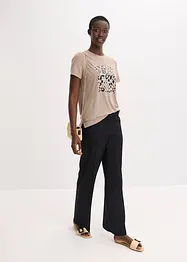 T-skjorte med leopardtrykk, bonprix