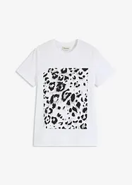 T-skjorte med leopardtrykk, bonprix