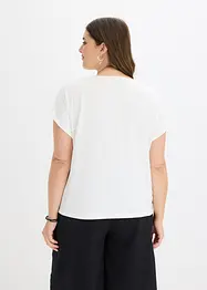 Top med viskose og glitterstener, bonprix