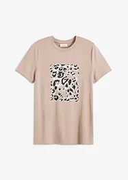 T-skjorte med leopardtrykk, bonprix