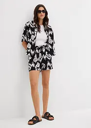 Shorts i viskose med komfortlinning, bonprix