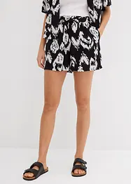 Shorts i viskose med komfortlinning, bonprix