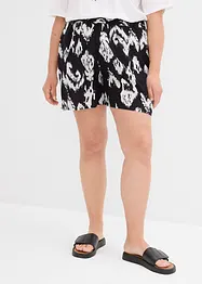 Shorts i viskose med komfortlinning, bonprix