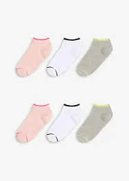 Ankelsokker med økologisk bomull (6-pack), bonprix